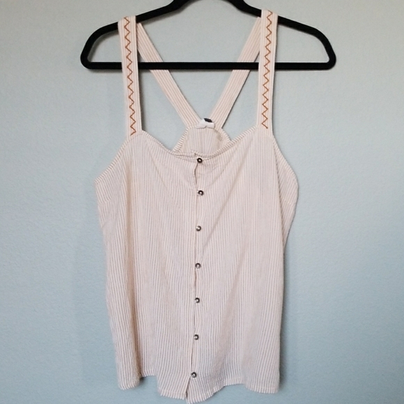 Roxy Retro Boho Y2K striped tank XL - Picture 1 of 8